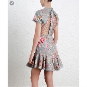 DAMAGED Zimmermann Mercer Flutter Dress Size 1